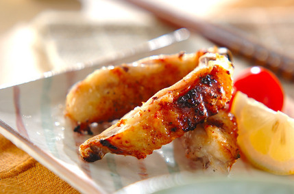 手羽中のグリル焼き