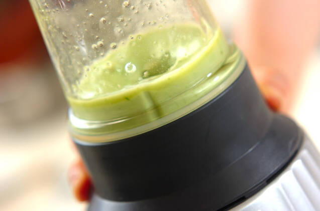 ジェノベーゼスパゲティーの作り方の手順1