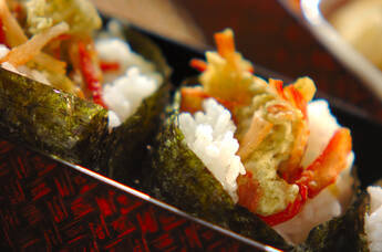 カニカマ天むす