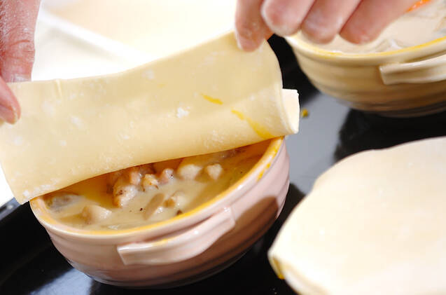 キノコパイ包みの作り方の手順9