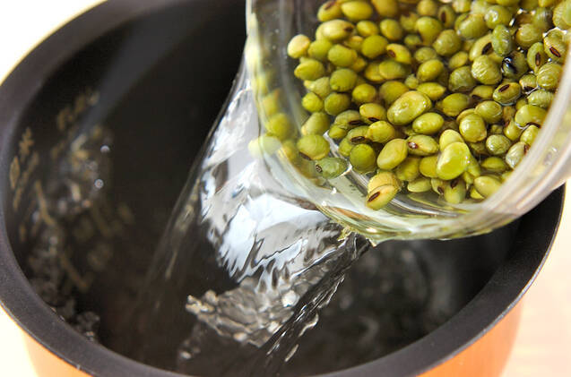 青大豆のチーズ和えの作り方の手順2