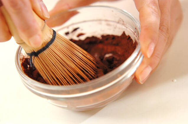 ココアプリンの作り方の手順1