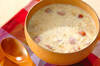 ビーンズミルクスープの作り方の手順
