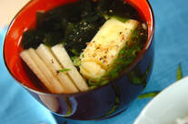 卵豆腐のお吸い物