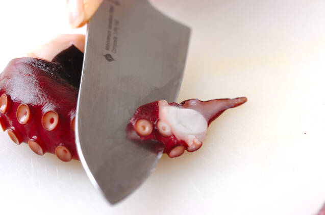 新玉ネギのサラダの作り方の手順5