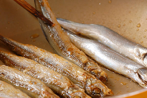 シシャモのポン酢マリネの作り方の手順2