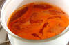 レタスのトマトスープの作り方の手順2