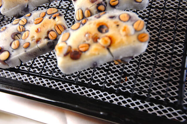 焼き豆餅のお茶漬けの作り方の手順1