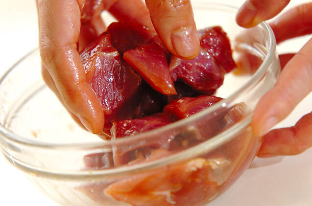 基本の酢豚 具だくさんで美味しく！の作り方の手順1