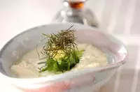 レンジ温豆腐