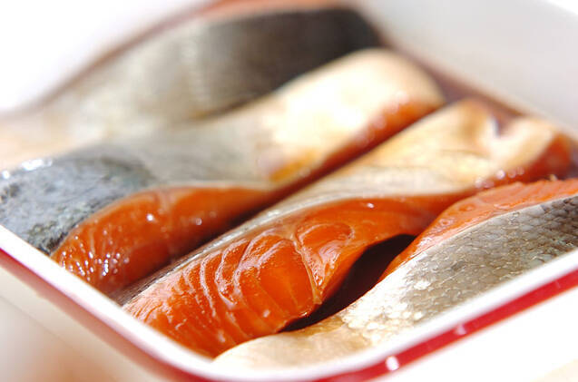 サケの照り焼きの作り方の手順1