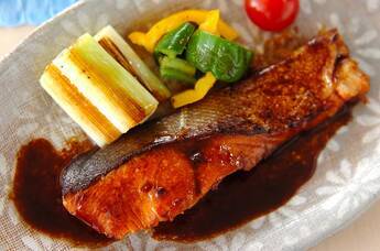 サケの照り焼き