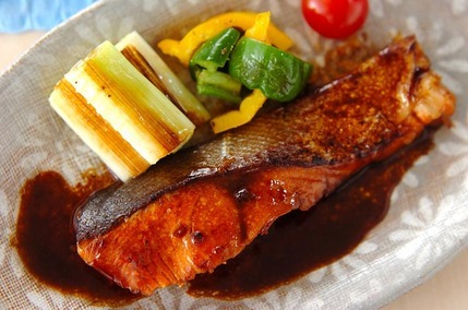 サケの照り焼き