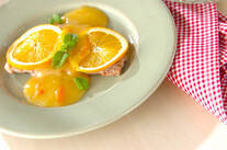 ポークソテー・フルーツ焼き