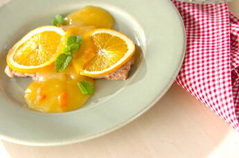 ポークソテー・フルーツ焼き