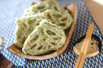 レンコンのアオサ揚げ