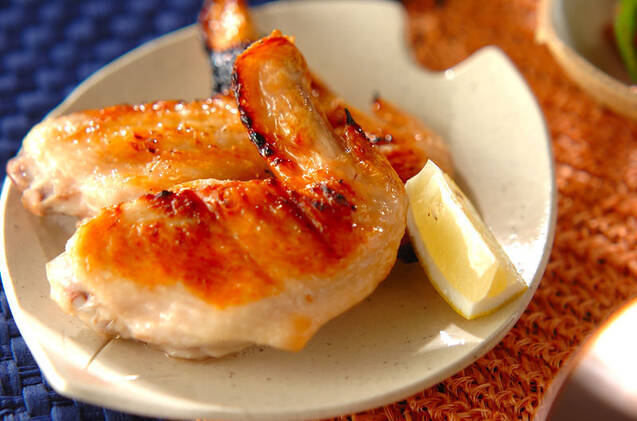 手羽のパリッと塩焼き