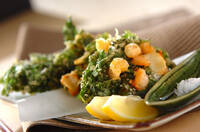 春菊のかき揚げ