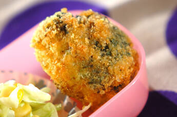 ブロッコリーのチーズ揚げ