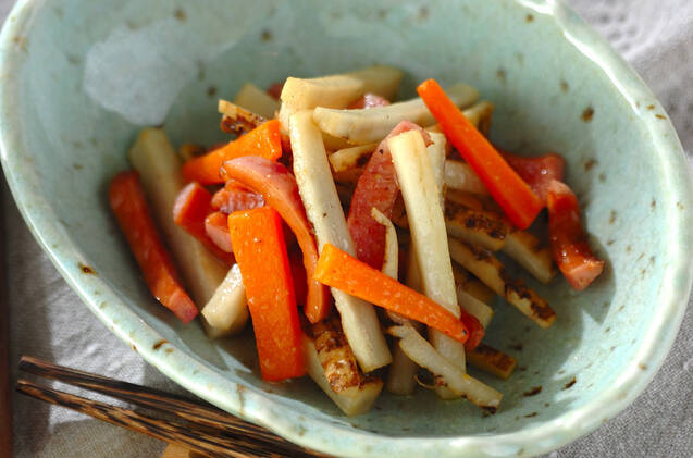 細切りゴボウのサラダ