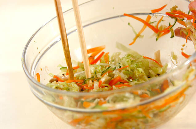 キャベツのユズ風味和えの作り方の手順5