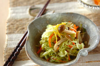 キャベツのユズ風味和え