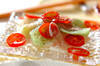 刺身コンニャクのカルパッチョ風サラダの作り方の手順