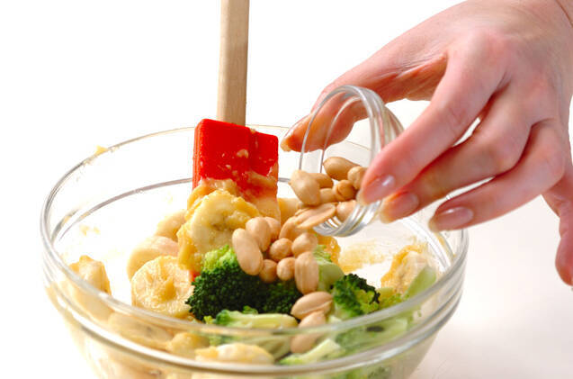 バナナのみそ和えの作り方の手順4