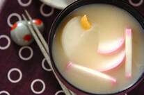 カマボコの白みそ汁