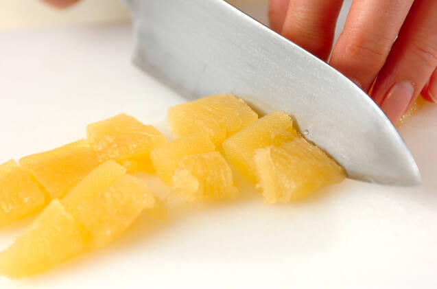 数の子入りクリームパスタの作り方の手順1