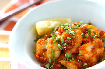 エビの辛味ダレ