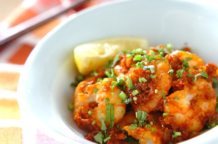 エビの辛味ダレ