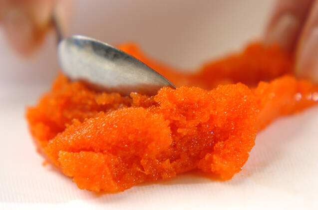 エンドウ豆とタラコの混ぜご飯の作り方の手順1