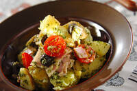 大葉のジェノベーゼ風サラダ