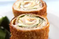 とろーりチーズ！豚肉の梅シソ巻きフライ