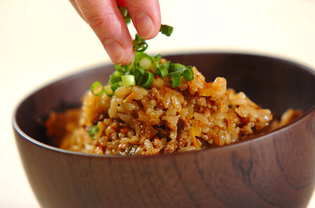 ピリ辛炊き込みごはんの作り方の手順4