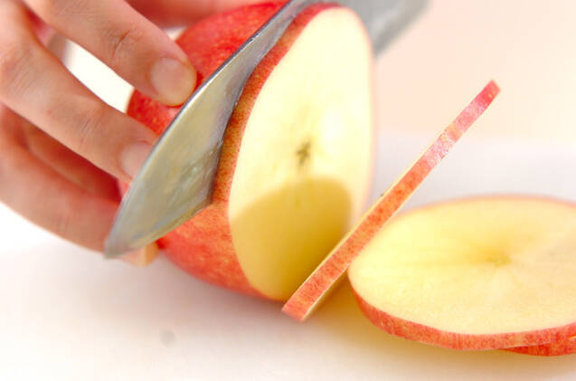 リング焼きリンゴの作り方の手順1