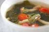 ワカメのスープの作り方の手順