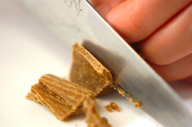 カレーチーズナンドッグの作り方の手順1