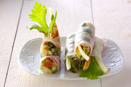 生ハム生春巻き