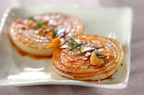 焼き肉のタレで簡単絶品！玉ネギのガーリックステーキ