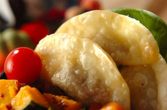 ハンバーグ揚げ餃子