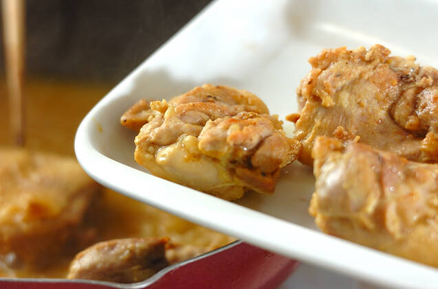 鶏もも肉のカレー煮込みの作り方の手順5