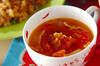 トマトのスープの作り方の手順