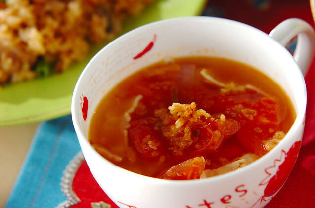 トマトのスープの料理画像