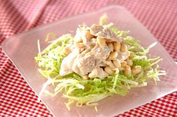 ゆで鶏のマヨサラダ