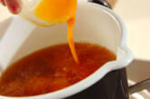 レタスとハムの卵スープの作り方2
