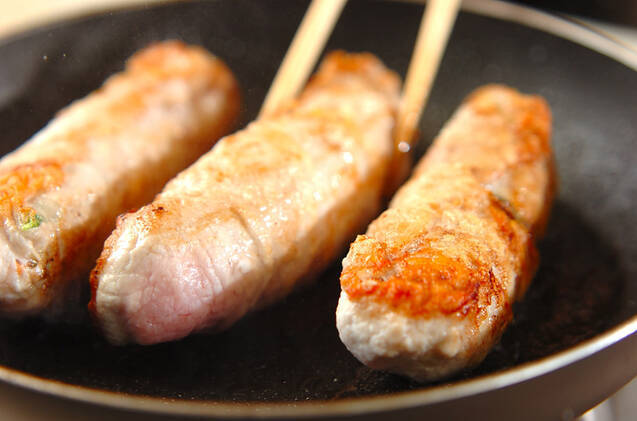 照り焼き豚の野菜巻きの作り方の手順6