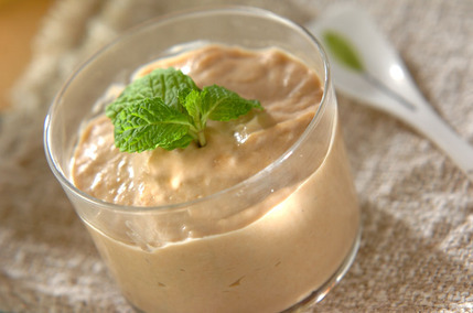 濃厚ミルクティーババロア