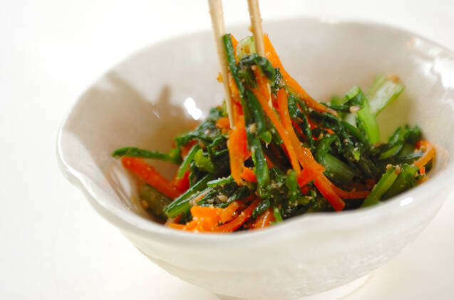 春菊のゴマ和えの作り方の手順4